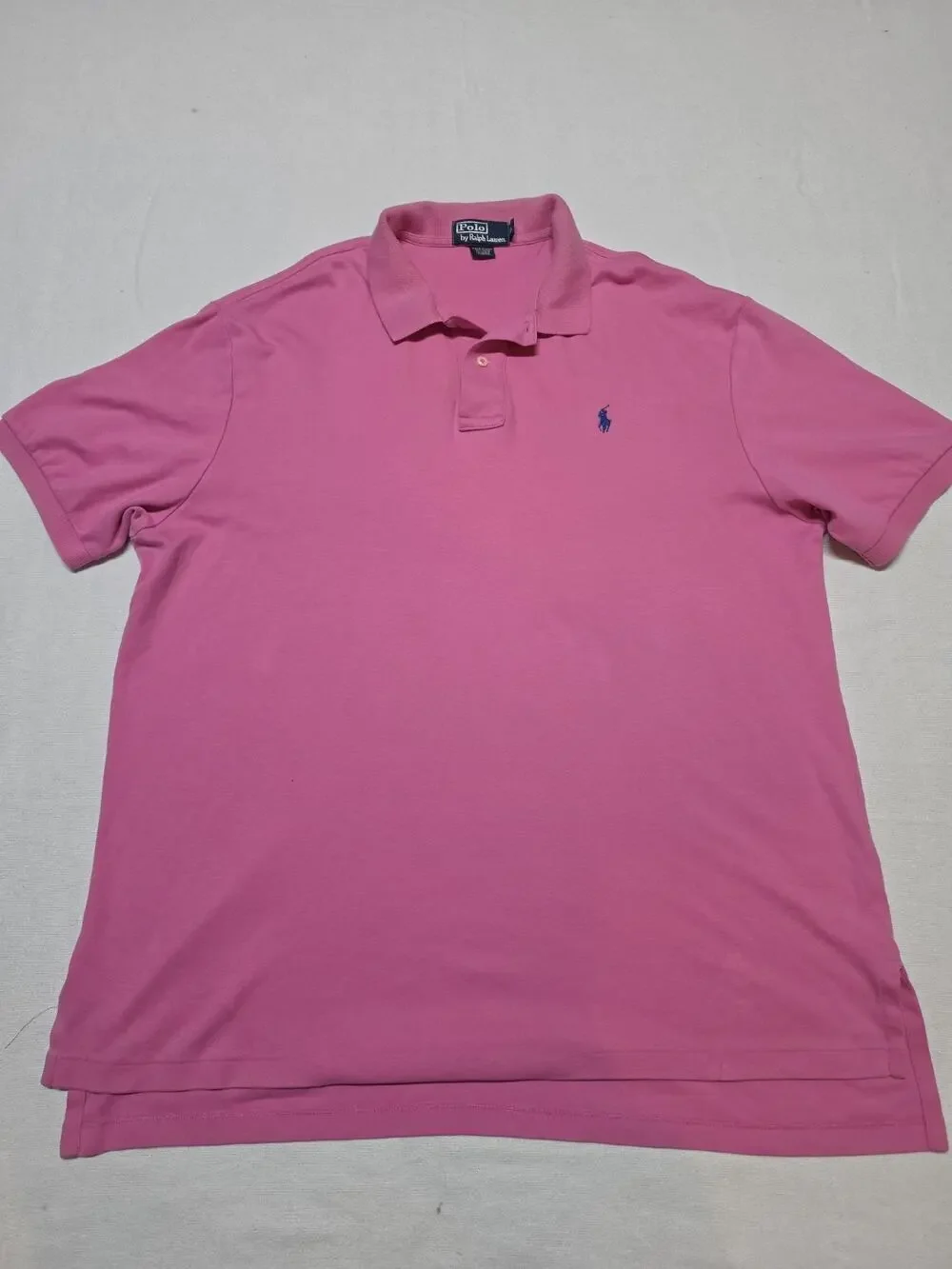 polo ralph lauren polo shirt Mens Size Xl Pink Short Sleeve Shirt